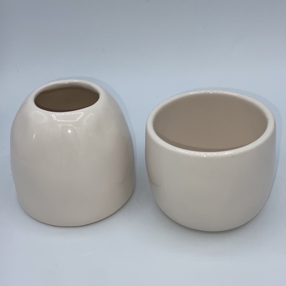 RAE DUNN Set 2 HONEY & JELLY Jars Vase Containers - Picture 4 of 11